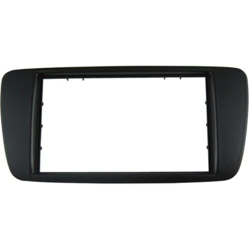 CarBar Double 2 Din Car Radio Fascia for Seat Ibiza 2008-2013 Dashboard Frame Panel Trim Kit Car Stereo Dash