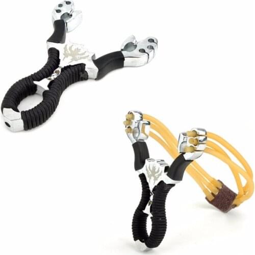 Sirius High Precision Slingshot with Rubber Band Professional Hunting Catapult Traditional Tactical Competitive Game Tools