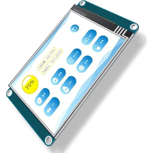 TJC4832T135_011 resistance smart display 3.5 inch USART HMI serial screen configuration screen