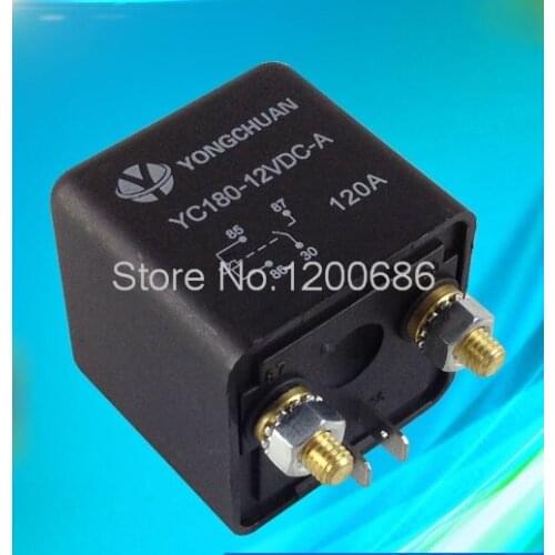 Special factory direct 12V 120A high-power car relay high-current contactor vehicle switch modification