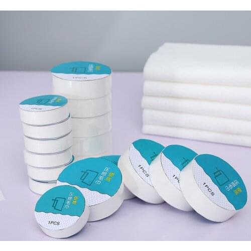 5/10PCS Disposable Compressed Towel Cotton Bath Face Towels Washcloth Napkin Tissue Cleaning Wipe Compressed Hotel Travel Towel