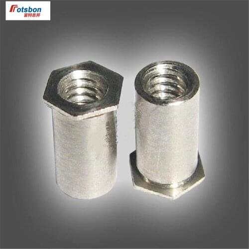 SO-032-12 Thru-hole Threaded Standoffs Self Clinching Crossing Crimped Standoff Server Cabinet Rivet Sheet Metal PEM Standard