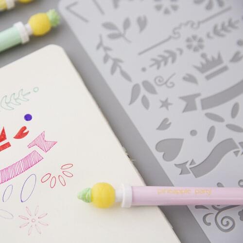 A5 loose-leaf Drawing stencil plastic journal accessories stencils for diy scrapbooking plantillas stencil manualidades
