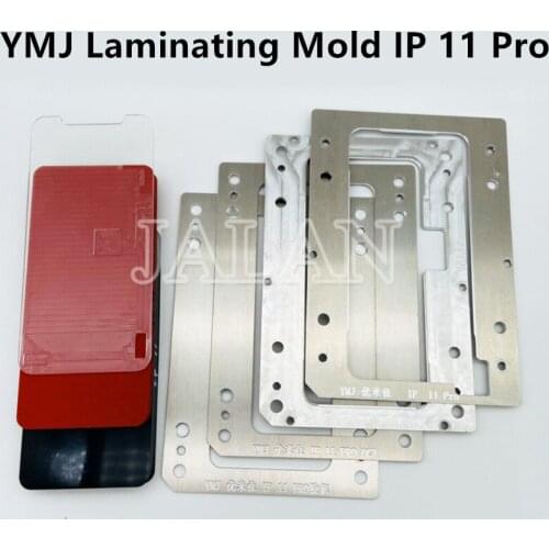 YMJ mold for iP 11 pro mobile phone oca polarizer film glass LCD display Perfectly vacuum positioning laminating no bubble
