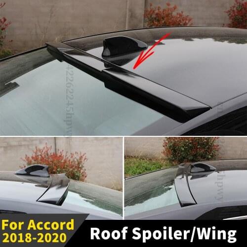 Tail Air Deflector Exterior Part Trim Styling Roof Rear Spoiler Wing Body Kit Decoration Racing for Honda Accord 2018 2019 2020