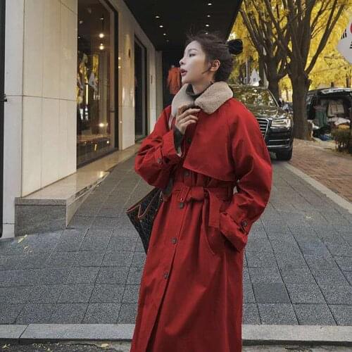 Winter Down Jacket Women Mujer Thick Warm Cotton Padded Parkas Female Wool Liner Rabbit Fur Jackets Long Coat Outwears