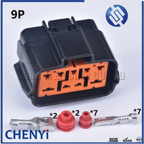 1 set Sumitomo 9 Pin (7S+2B) Kia Spectra,Sephia,Rio,Carens Inhibilator Gear Box Transmission Socket Fuse box Connector 6195-0238