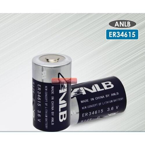 2PCS/LOT ANLB ER34615 ER34615M 3.6V 19000mAh D type lithium battery Intelligent water meter instrument battery