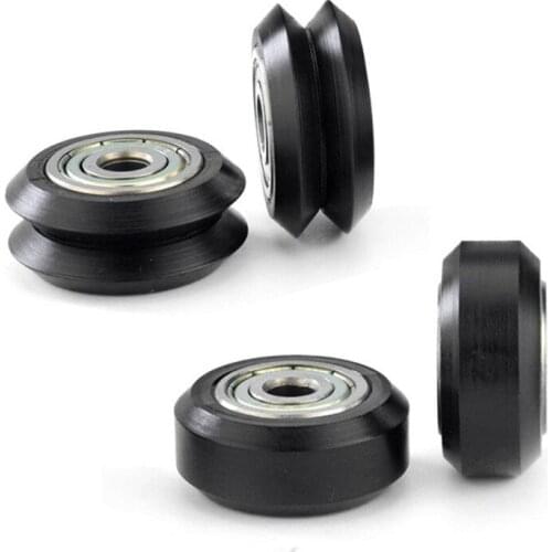 3D Openbuilds Plastic Wheel POM BX24 V-slot Bearing Passive Round Wheel Perlin Wheel V-type C-Beam 3D Printer Parts