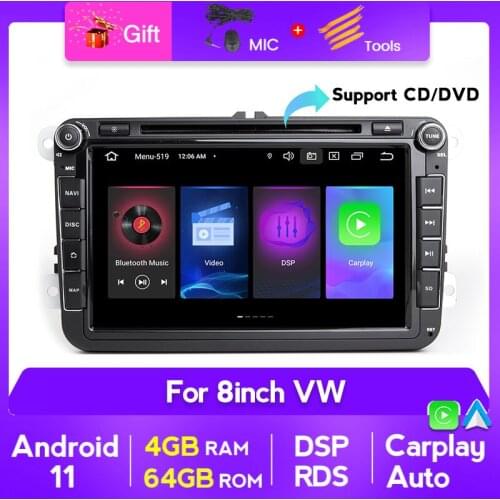 PX5 2 din android 11 car radio with screen for Seat Altea VW Passat B7 CC GOLF 5 6 Polo Tiguan intelligent system video players