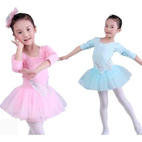 Ballet Dress For Children Professional Dance leotard Tulle Dress Wear Leotard ballet tutu Costume gymnastics leotard p1