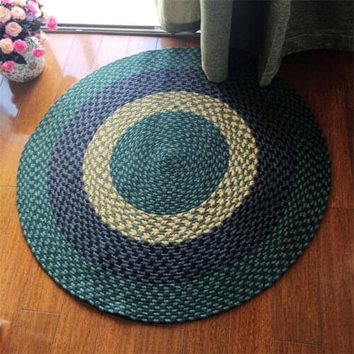 Free Shipping Round Fashion Carpet Living Dining Kids Bedroom Mat Anti-skid Floor Pad Protection Bathroom Rugs