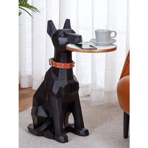 Aesthetic Room Decor Interior Figurine Home Accessories Geometric Shape Gog Ornaments Creative Large Floor Shelf Holiday Gifts