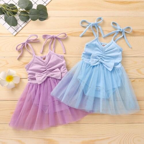 Citgeett Summer Infant Baby Girls Camisole Bodysuit Solid Mesh Stitching Sweet Style Tutu Skirts Clothing 0-24M