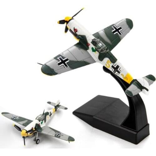 1/72 Scale BF-109 Jet Fighter World War II Plane Army Aircraft Airplane Models Adult Children Toys Military Plane Kid Souvenir