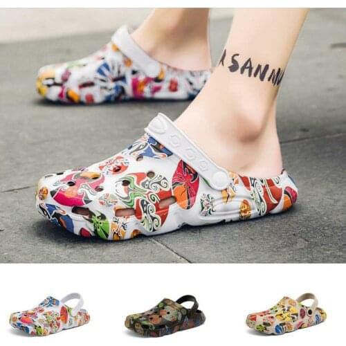 Men Sandals Summer Flip Flops Slipper For Men Casual Shoes Beach Slipper Facebook Sandals Garden Clogs Shoes Sandalia Masculina