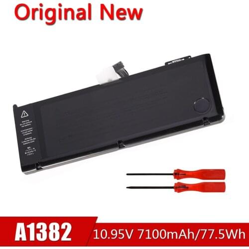 New Original Laptop Battery A1382 for Apple MacBook Pro 15" A1286 2011 2012 Version MC721 MC723 MC847 MD318 MD322 MD103 MD104