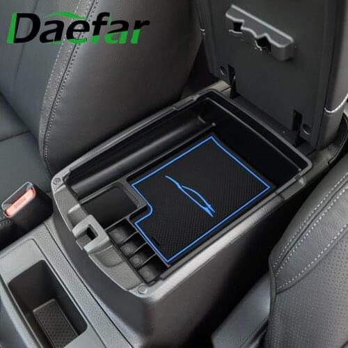 Zlord Car Interior ABS Armrest Box Storage Boxes Case for Nissan X-trail Xtrail T32 Rogue 2014 - 2020 Accessories