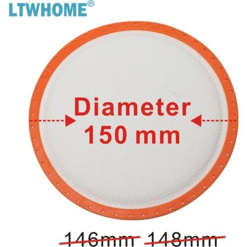 LTWHOME Pre Motor Filter (150mm in Diameter) For Vax C88-VW-B, C89-MA-P and C89-P6-B Vacuum Cleaner Type B