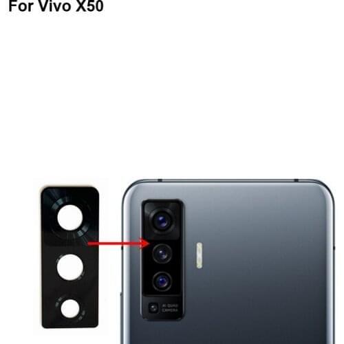 Tested For Vivo X50 Housing Rear Back Camera Glass Lens For Vivo X 50 Back camera glass VivoX50 Replacement