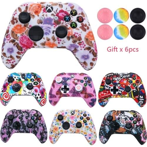 Silicone Control Gamepad Protective Case For Xbox One S Controller Skin Joystick Cover For XBOX ONE Slim Video Games Accessories