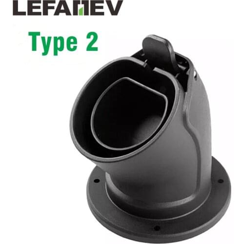 Level 2 Connector EV Charger Cable Holster for Type2 EVSE IEC 62196-2 Charging Station Plug Holder AC Dummy Socket Waterproof