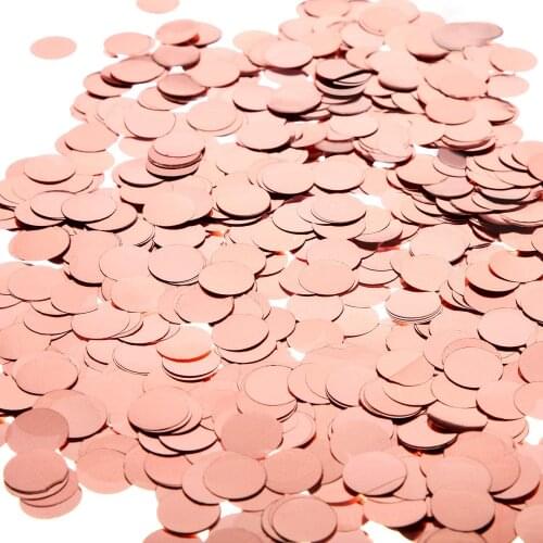 1inch 10g/bag Mixed Color Metallic Rose Gold Mini Round Confetti Dots Filling Balloons Baby Shower Wedding Engagement Decoration