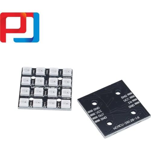 1PCS X RGB LED 4x4 16Bit WS2812 5050 RGB LED + Integrated Drivers
