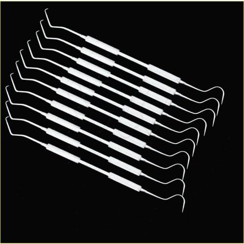 10pcs/set Stainless Steel Dental Tool Dentist Teeth Clean Hygiene Explorer Probe hook Pick