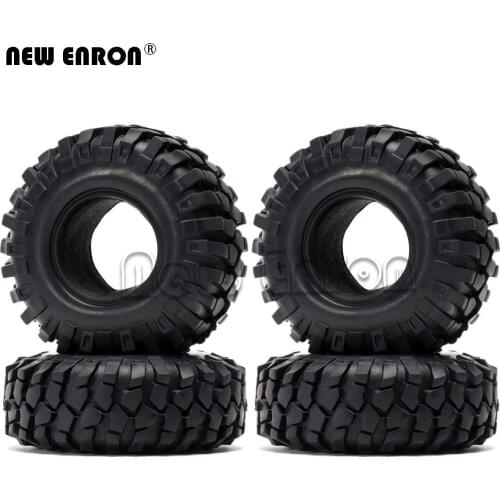 4Pcs 1.9 inch Soft Rubber 108mm Wheel Tire Tyre for RC Crawler 1/10 Model Car Rock Axial SCX10 TRX4 MST jimny Tamiya D90 D110