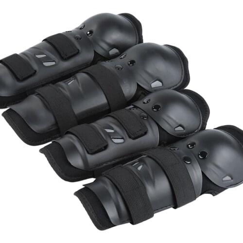 4pcs Cycling Skating Protective Gear Pads Knee Elbow Pads Wrist Guards Outdoor Sport Safety Protector For Adults