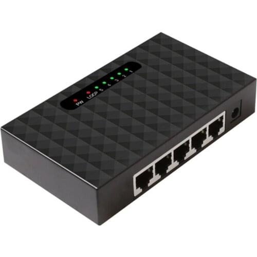 5 Port Gigabit Switch Network Ethernet Switch Smart Vlan Network Switch Lan Hub Full or Half Duplex Exchange