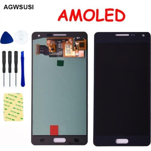 AMOLED For Samsung Galaxy A5 2015 A500 A5000 A500F A500FU A500M LCD Display Screen Module Touch Screen Digitizer Sensor Assembly