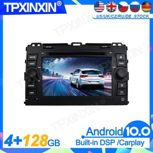 Android10.0 For TOYOTA Land Prado 2006 2007-2010 Head Unit Car Multimedia Player Auto Radio Tape Recorder GPS Navigation DSP IPS