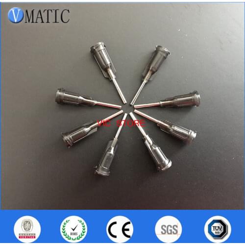 Free Shipping 100Pcs/Bag Industrial Tips 16G Gray Color Dispensing Needles Disposable Blunt Needle Tip 1/2 Inch