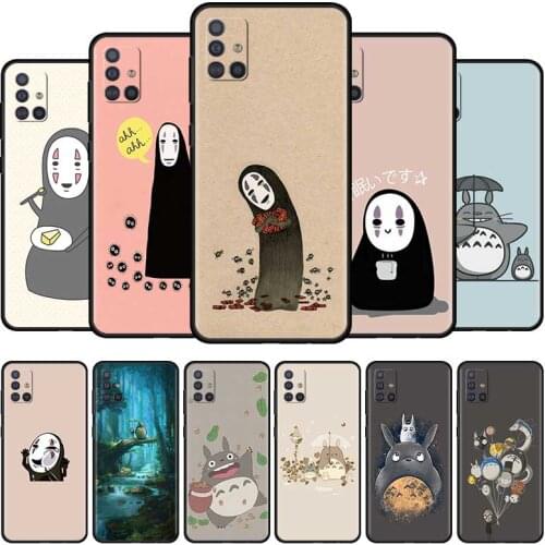 Studio Ghibli Spirited Away Totoro TPU Phone Case For Samsung Galaxy A22 A51 A12 A21s A71 A31 A52 A41 A32 A72 5G A02s A11 A02