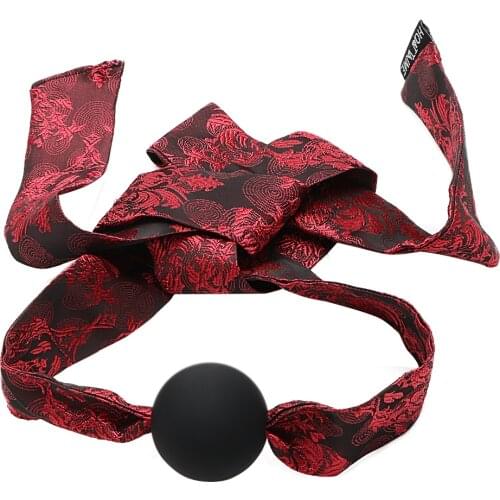 IKOKY Adult Erotica Products Sex Products Oral Sex Chastity Sex Toys For Women Female Chastity Belt Mouth Shape Ball Bundling