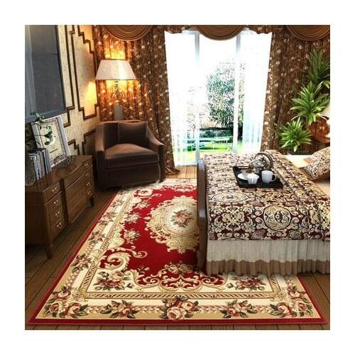 European-Style Living Room Coffee Table Carpet Bedroom Bed Full Floor Carpet Modern Simple Hand-Made Three-Dimensional Cut Flowe