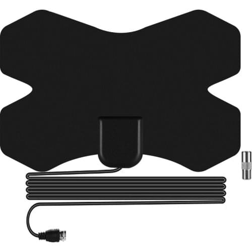 Hengshan old 2021 new indoor 4K digital TV antenna with 3000 miles radius X-type signal receiver DVB-T2 ISDB-T satellite antenna