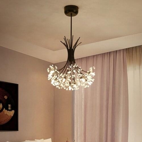 Chandeliers Art deco Gold Chandelier Pendant For Living room Kitchen Post Modern Bedroom Crystal Lighting lampadario 5.0