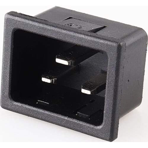 LZ-20-2 C20 Male snap-in AC power Socket IEC C20 socket