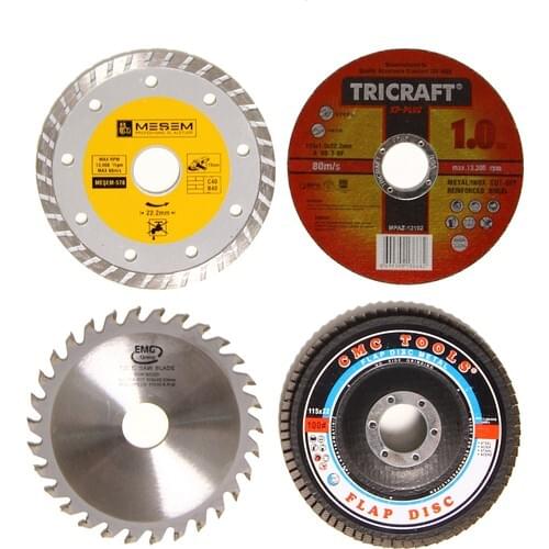 Meşem Cutter Disc 115'lik Marble Wood Granite Iron Tile Cutting Disc Set