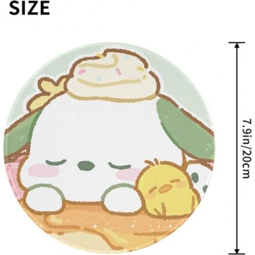 20x20cm Kawaii Cartoon Mouse Pad Cute Deskpad Gaming Wrinting Cute Desk Mats for Office Home PC Computer Keyboard Protector