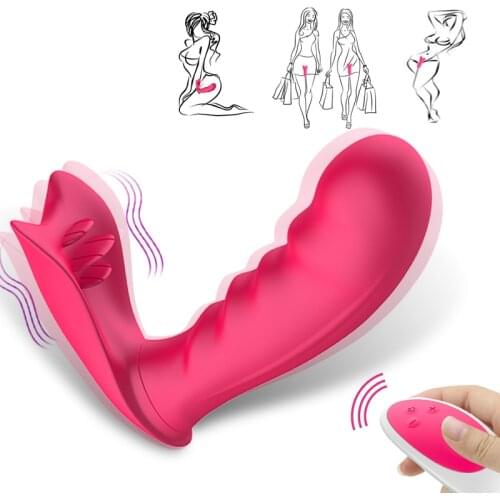 Invisible Vibrating Panties Butterfly Dildo Vibrator Vibrating Egg Wearable Panty Vaginal Massage Sex Machine Sex Toy for Women