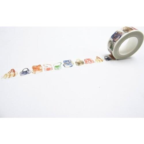 2016 New Printing Washi Tape Office Adhesive Scrapbooking Tools Kawaii Decorative Great Christmas Cute Craft Gift Bags