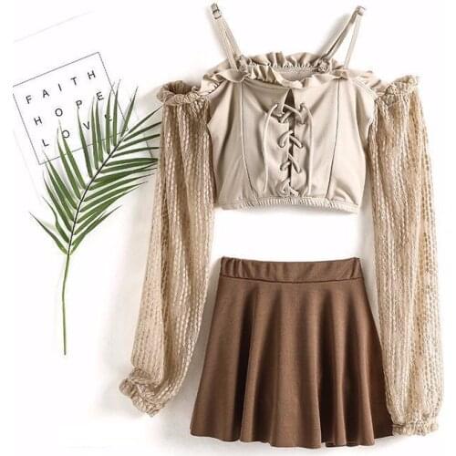 2021 New Summer Korean Solid Beach Swimsuit Swimsuits Women Sexy Halter Swimwear Swimsuit Thong Female Bikini Sets Swimskirt