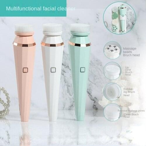New Face Wash Brush Cleansing Facial Washing Device Rechargeable Silicone Multifunctional Facial Cleansing Device