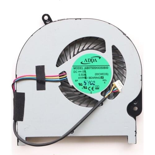 New H000082100 Cpu Fan For Toshiba P55W-C P55W-C5200D L55W P55W-C5208X-4K ADDA AB07505HX050B00-00CWEOS Cpu Cooling Fan