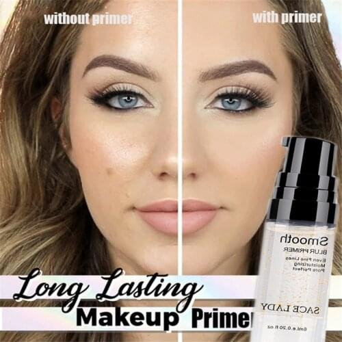 6/12ml Makeup Base 24k Gold Elixir Oil Control Moisturizing Primer Matte Serum Face Moisturizer Whitening Primer Pore Minimizer