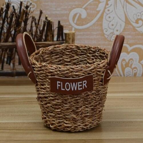 Plant straw baskets,decorations Household Storage,basket Storage Products Wholesale